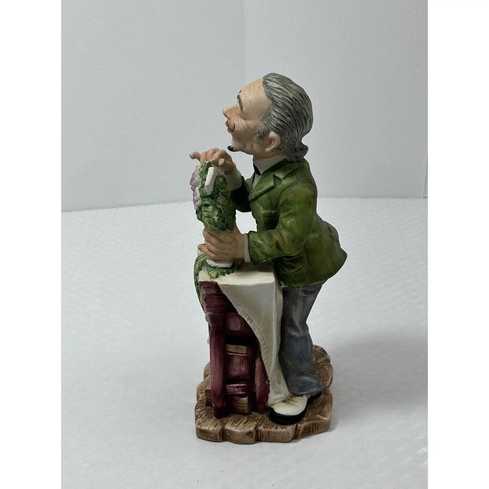 Rare Vintage Lefton The Florist Man Figurine Holding Flowers‎ 1950's Made Japan
